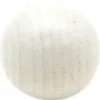 Boule 2.5 cm couleur blanche en bois - bille hêtre diamètre 25 mm