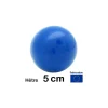 Boule 5 cm couleur bleue en bois - bille hêtre diamètre 50 mm