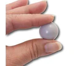 Boule 2 cm couleur gris clair en bois - bille hêtre diamètre 20 mm