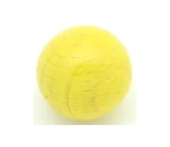 Boule 2 cm couleur jaune en bois - bille hêtre diamètre 20 mm