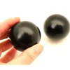 Boule 5 cm couleur noire en bois - grosse bille hêtre diamètre 50 mm