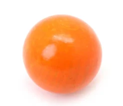 Boule 2.5 cm couleur orange en bois - bille hêtre diamètre 25 mm