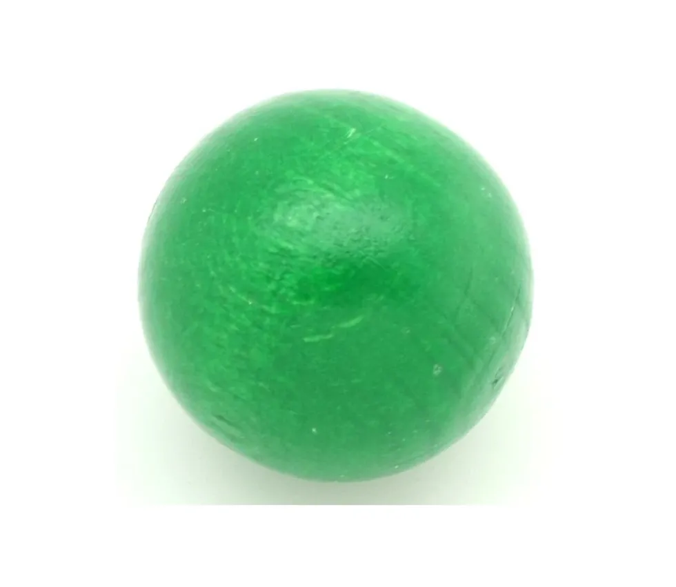 Boule 2 cm couleur verte en bois - bille hêtre diamètre 20 mm