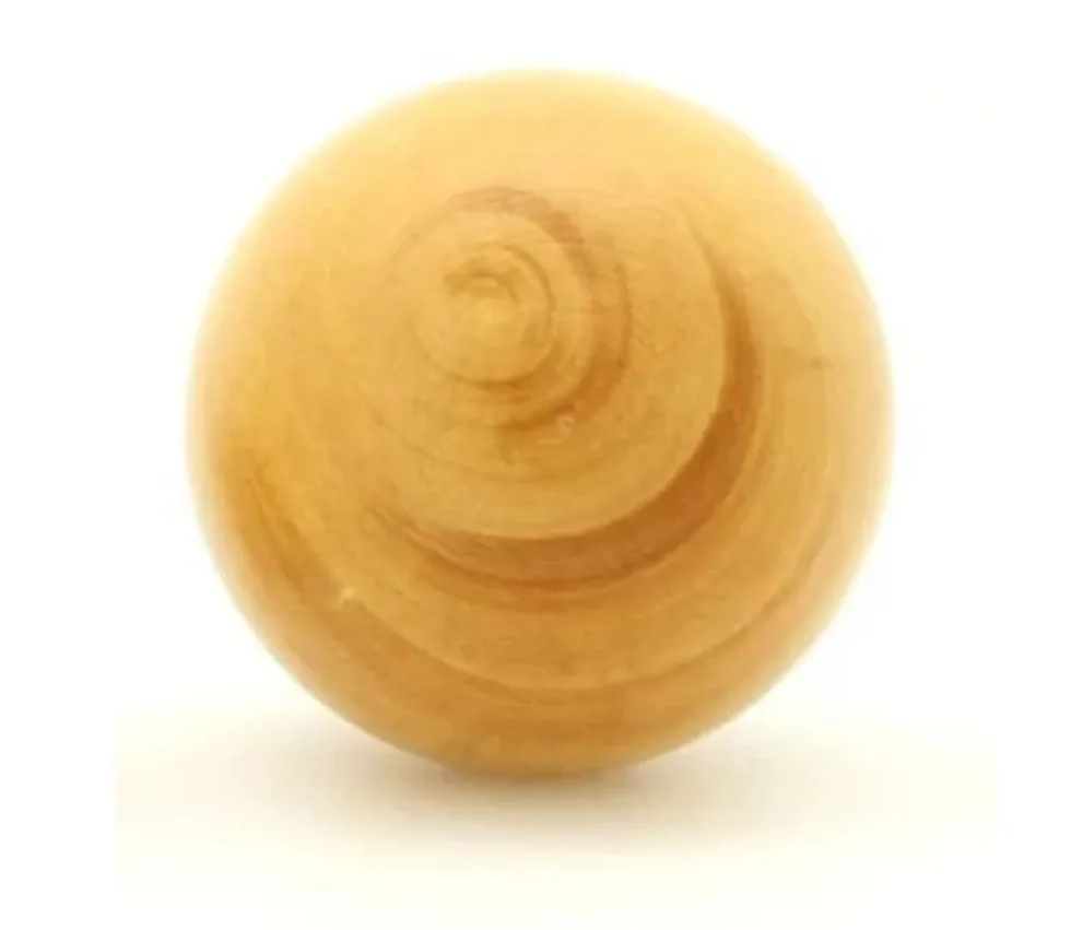Boule 4 cm en bois - bille buis diamètre 40 mm