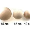 Boule 10 cm en bois - grosse boule hêtre diamètre 100 mm