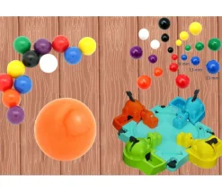 Boule en plastique 13 mm diamètre bille à l'unité couleur au choix