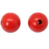 Boule percée de 1.2 cm en bois - Mini perle trou 3 mm