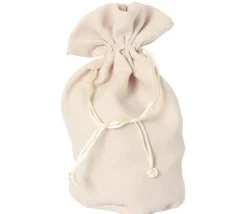 Bourse Sac velours beige big 215 x 160 mm