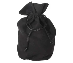 Bourse Sac velours noir big 215 x 160 mm