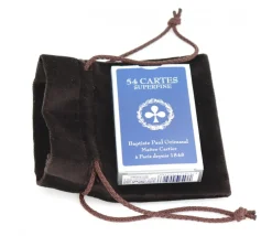 Bourse sac 11 x 15 cm velours ultra épais brun vide