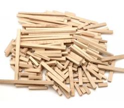 200 buchettes 2.4 à 15 cm bois naturel bricolage et jeux