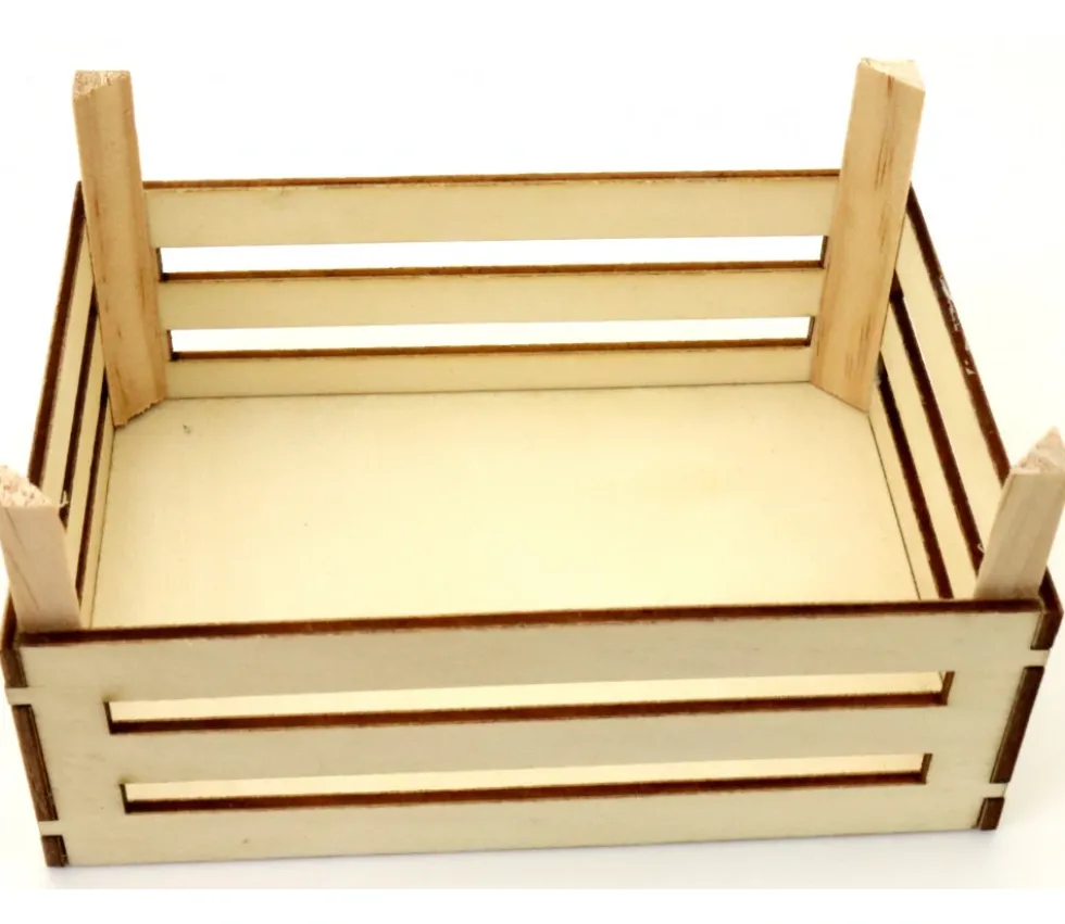 Caissette en bois 14 x 10 x 7.3 cm - mini cagette