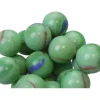 20 calots en verre grosses billes vertes - 25 mm