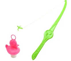 Canne à pêche plastique premier prix pour jeux pêche aux canards ou autres jeux d'adresse