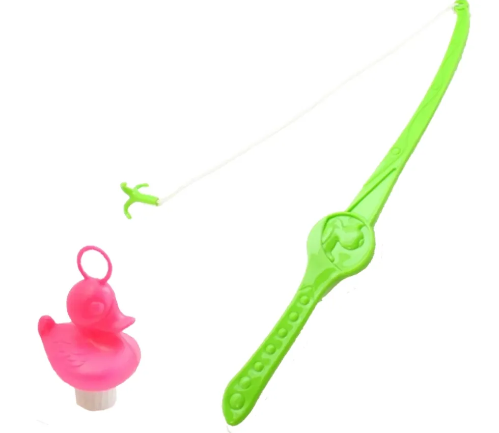 Canne à pêche plastique premier prix pour jeux pêche aux canards ou autres jeux d'adresse