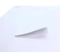 20 carrés autocollants blancs 45 mm étiquettes