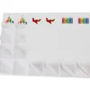 24 carrés autocollants blancs 50 mm étiquettes