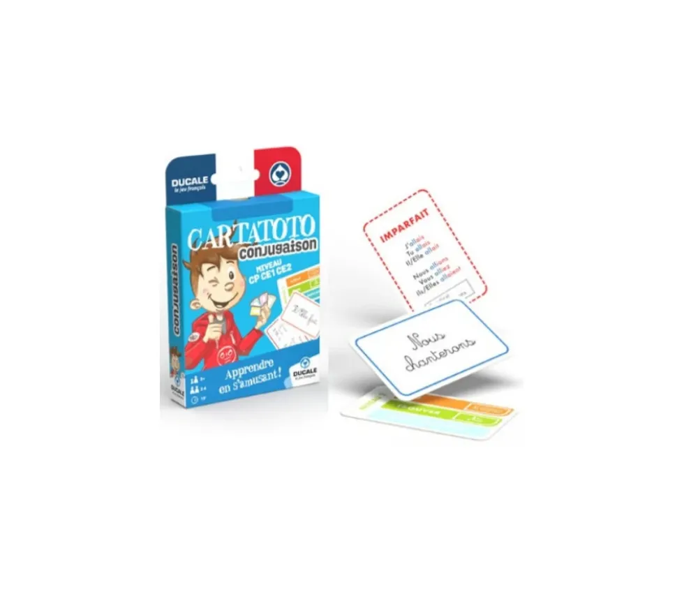 Cartatoto Conjugaison apprendre en s'amusant 110 cartes