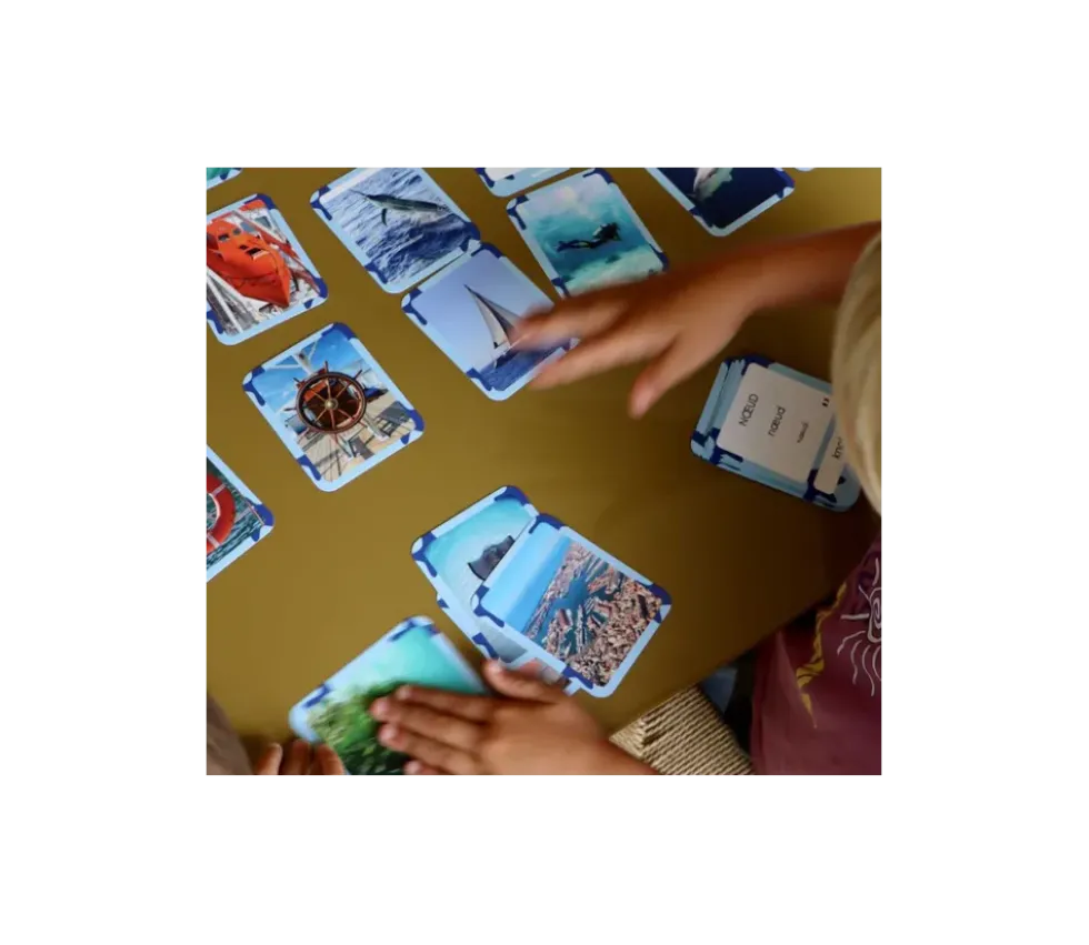 Cartes Flash - Matériel de vocabulaire, lecture et écriture - MERS & OCÉANS