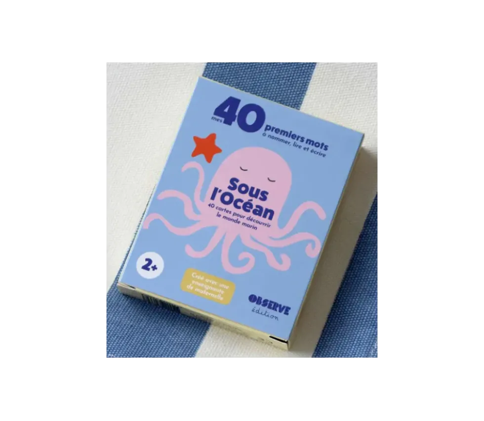 Cartes Flash - Matériel de vocabulaire, lecture et écriture - MERS & OCÉANS
