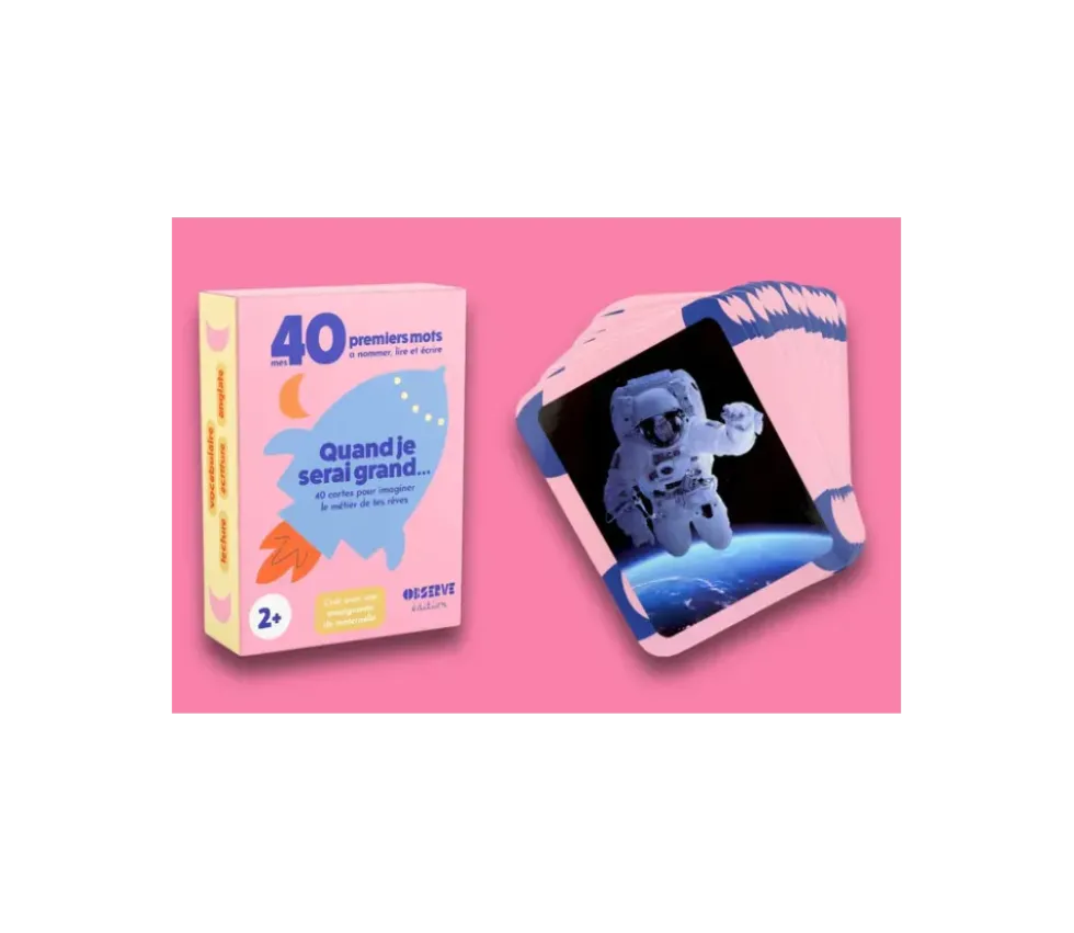 Cartes Flash - Matériel de vocabulaire, lecture et écriture - MÉTIERS