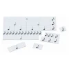 34 cartes notes magnétiques pour apprentissage musique