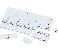34 cartes notes magnétiques pour apprentissage musique