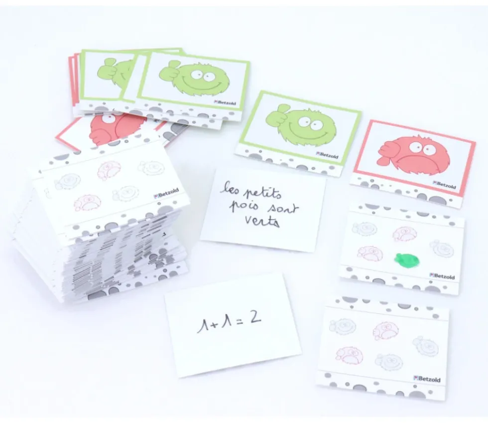 106 Cartes Quizz à personnaliser pour créer vos jeux vrai faux