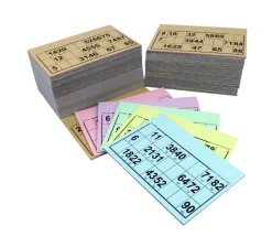 96 Cartons loto carton rigides format standard