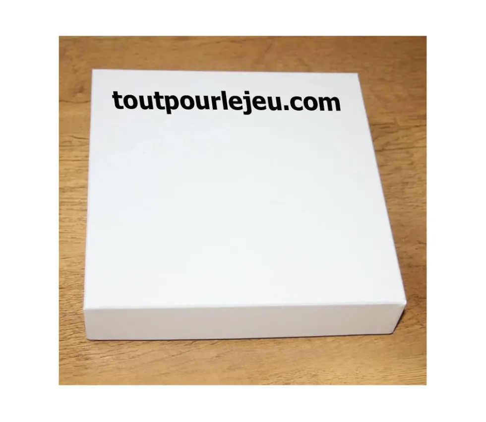 C1 Boite jeu carré 220 x 220 x 48 mm blanche à personnaliser