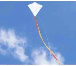 Cerf-volant blanc à décorer