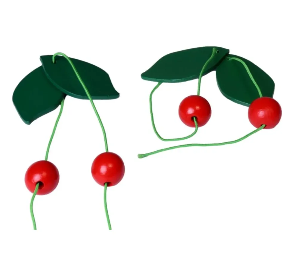Cerise en bois jouet fruit à l'unité