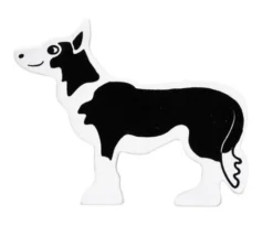 Chien en bois 66 x 77 x 15 mm