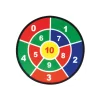 3 Cibles velcro 45 cm sport et calcul avec 9 boules