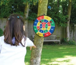 3 Cibles velcro 45 cm sport et calcul avec 9 boules
