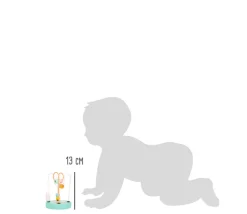 Circuit de motricité fine Renard pour Bébé (bois et métal)