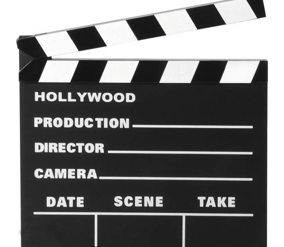 Clap cinéma - Top départ 20 x 17,7 cm