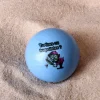 Cochonnet FUN "tu tires ou tu pointes" hêtre 3 cm bleu