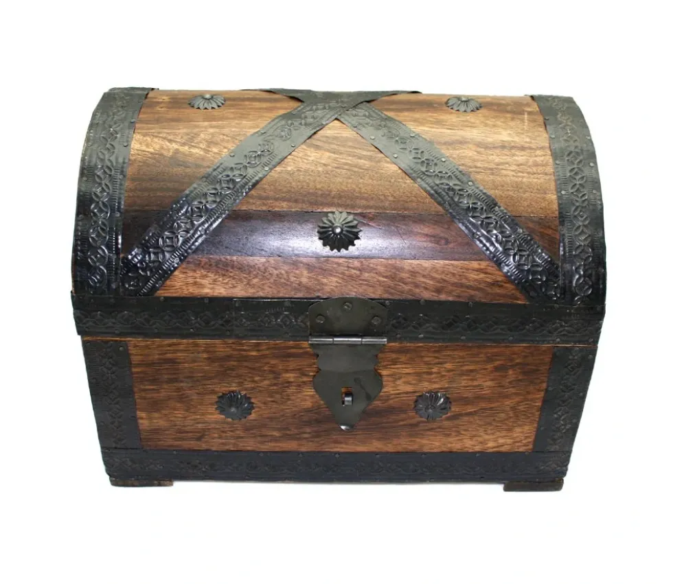 Coffre au trésor GM pirate 28 x 20 x 21 cm
