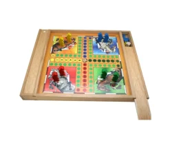 Coffret bois Dada oie petits chevaux - jeu tradition français