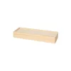 Coffret bois M+ long glissière 26.5 x 10.5 x 7 cm