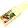 Coffret bois S pour jeu de cartes ou accessoires jeux glissière 12.8 x 6.5 x 2.9 cm