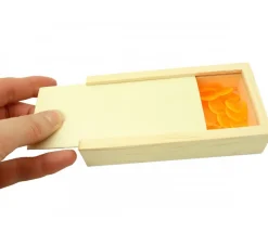 Coffret bois S pour jeu de cartes ou accessoires jeux glissière 12.8 x 6.5 x 2.9 cm