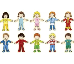 Coffret enfants à habiller garçons et filles - Puzzles 36 pièces