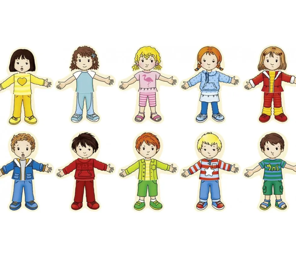 Coffret enfants à habiller garçons et filles - Puzzles 36 pièces