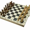Coffret pliant jeu échec 28 cm : plateau+32 pièces