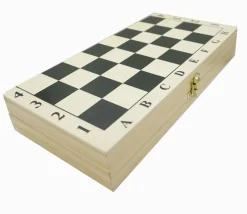 Coffret pliant jeu échec 28 cm : plateau+32 pièces