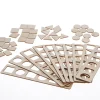 Coffret 10 puzzles et 40 formes géométriques bois