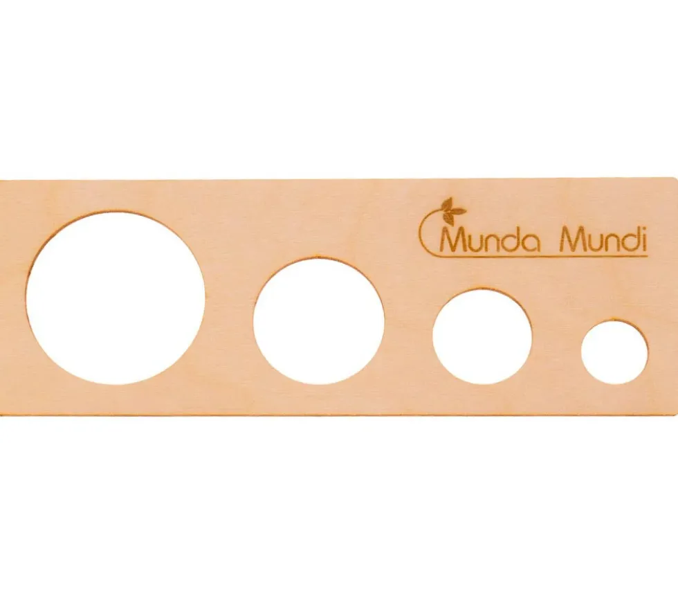 Coffret traçage formes géométriques - 8 pochoirs bois