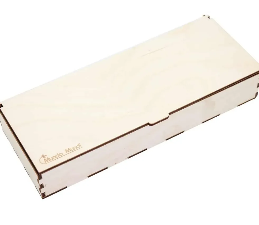 Coffret traçage formes géométriques - 8 pochoirs bois